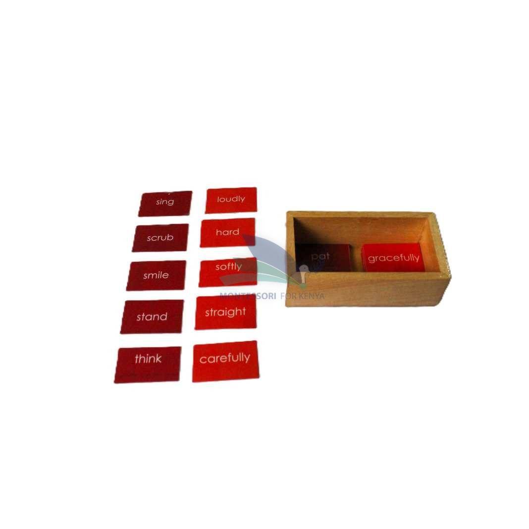 Logical Adverb Game Cards and Box